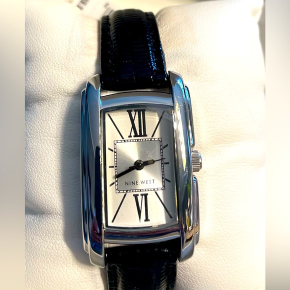 Nine West Black Patent Leather watch - Picture 1 of 3